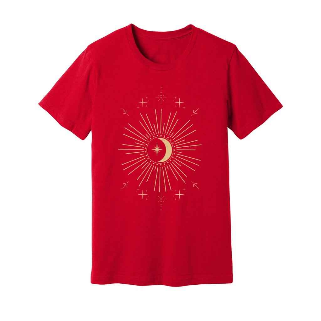Night Sky Moon and Stars T-Shirt