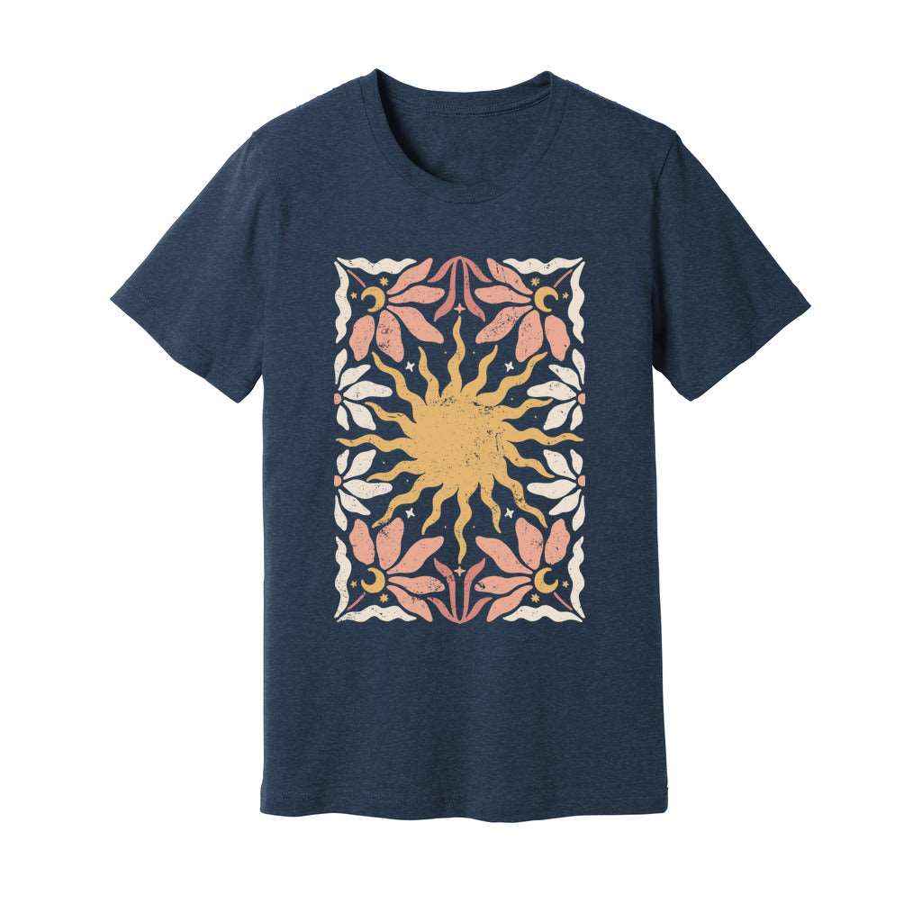 Boho Mystical Wild Flowers T-Shirt