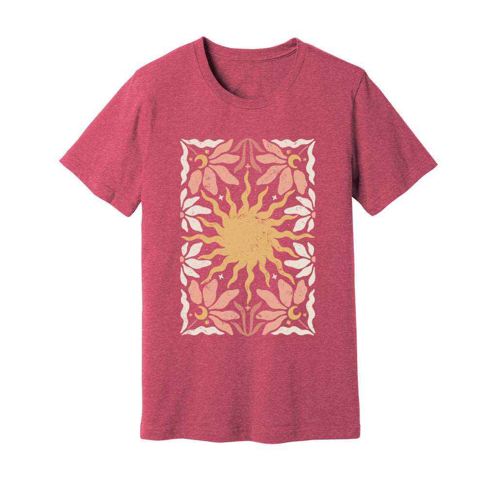Boho Mystical Wild Flowers T-Shirt