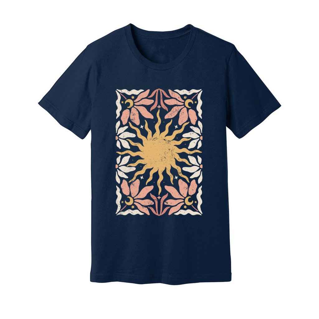 Boho Mystical Wild Flowers T-Shirt