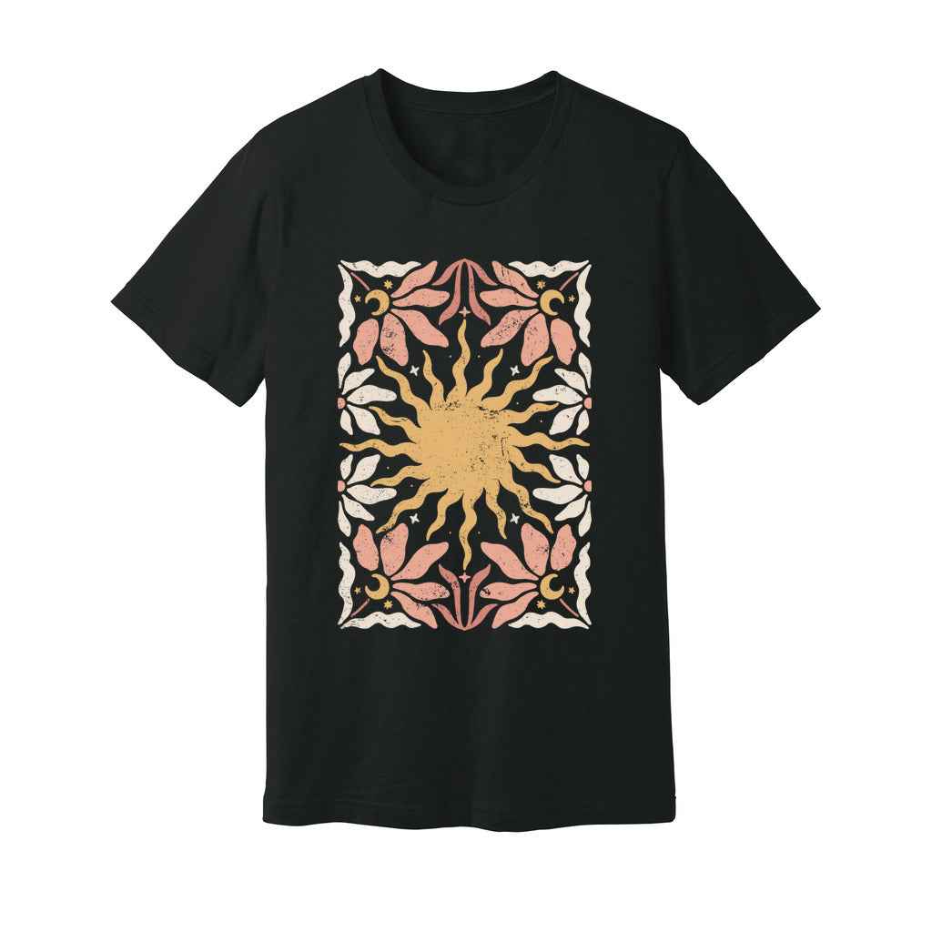 Boho Mystical Wild Flowers T-Shirt