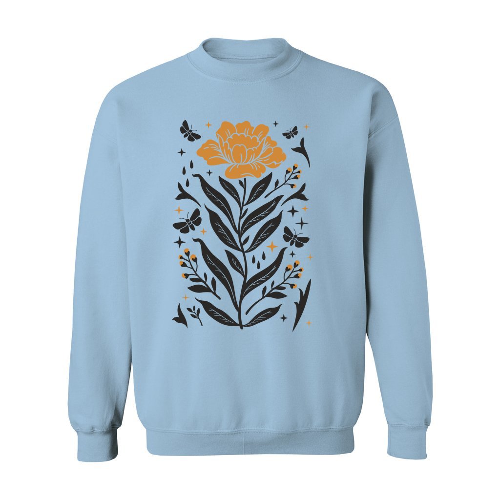 Boho Mystical Wildflowers Sweatshirt - Rue Mentana