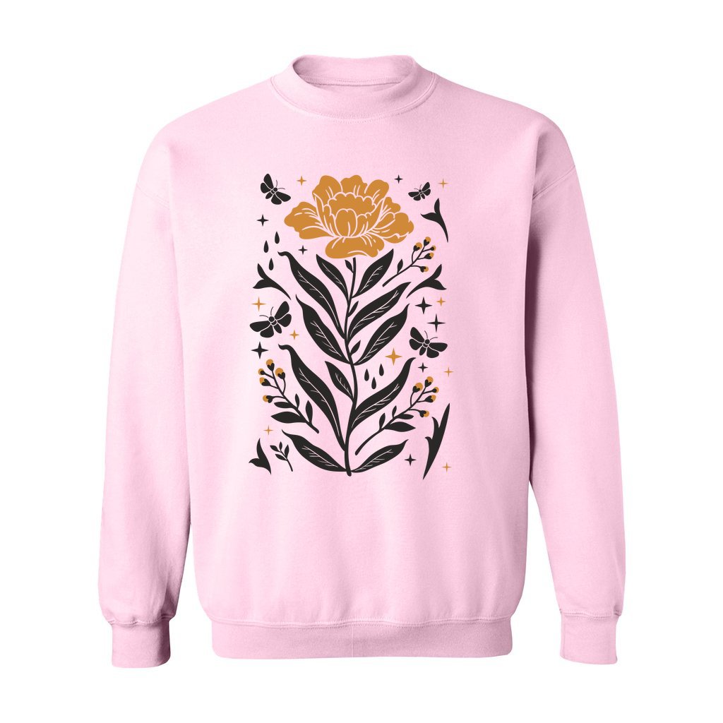 Boho Mystical Wildflowers Sweatshirt - Rue Mentana