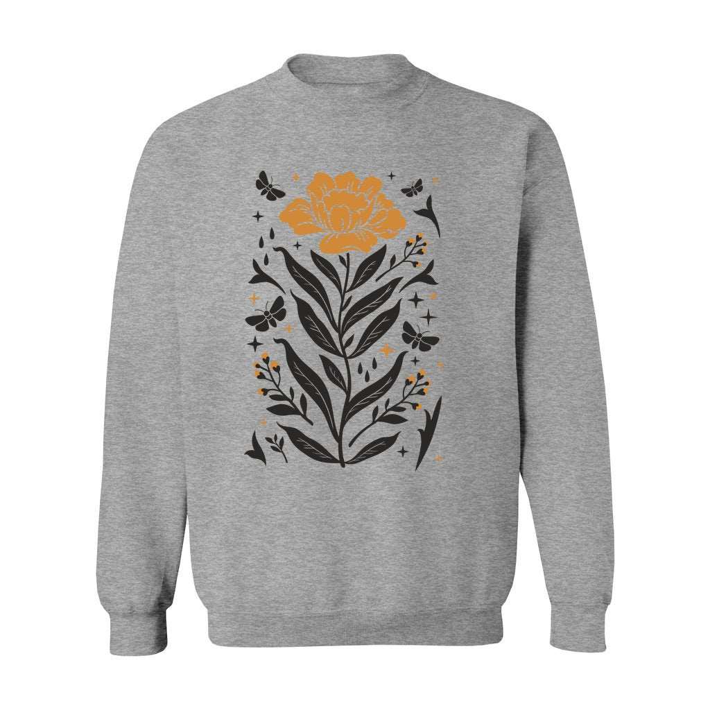Boho Mystical Wildflowers Sweatshirt - Rue Mentana