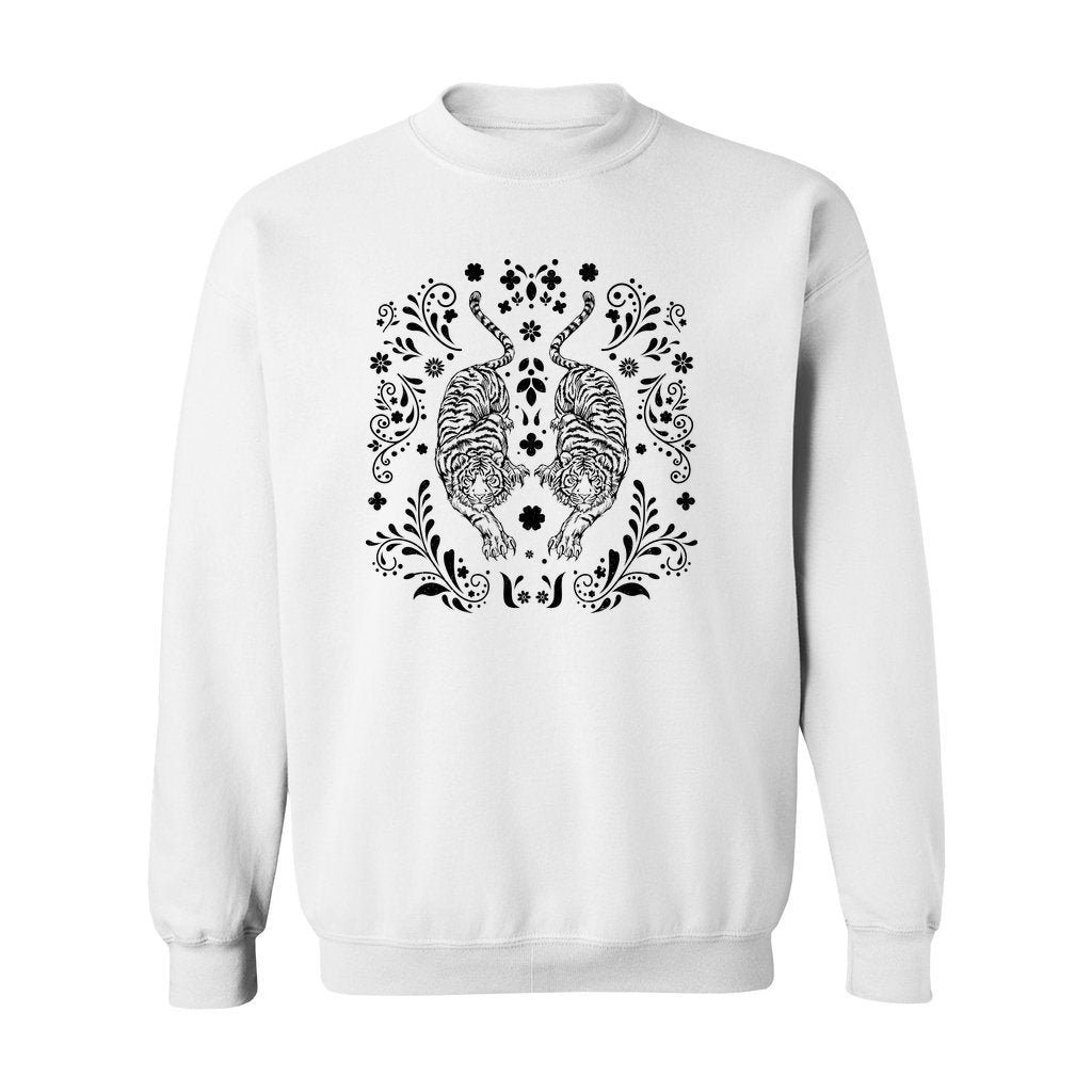 Boho Tigers Floral Sweatshirt - Rue Mentana