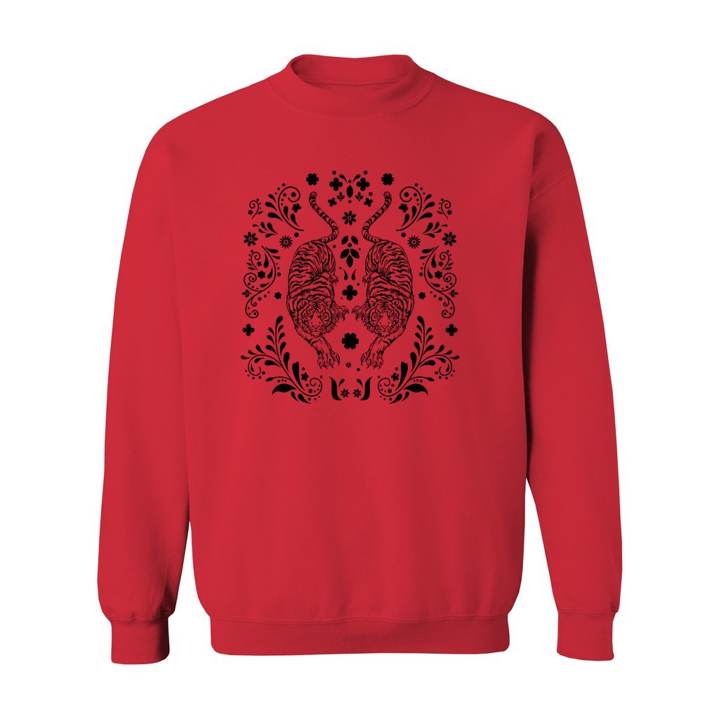 Boho Tigers Floral Sweatshirt - Rue Mentana