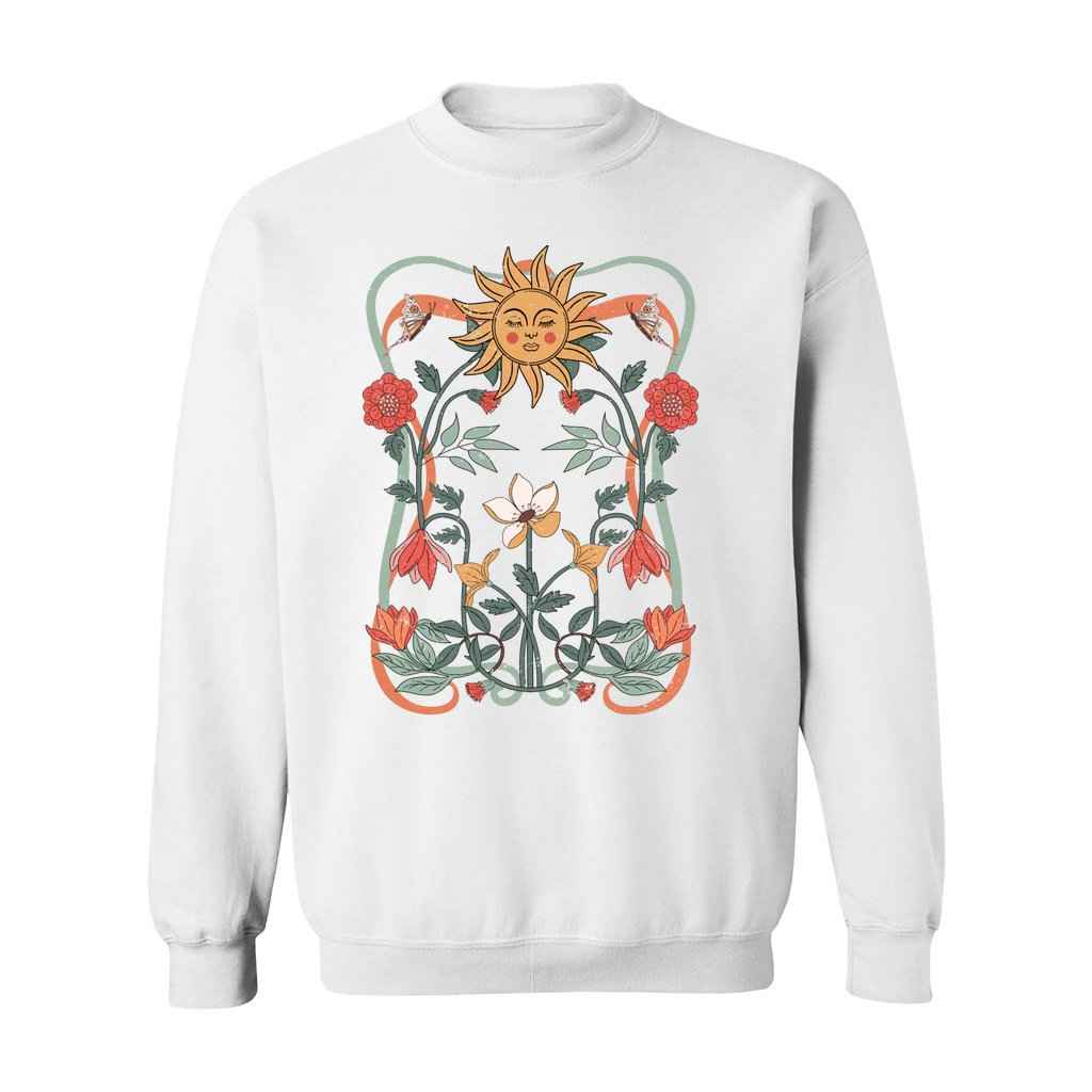Mystical Celestial Graphic Crewneck Sweatshirt