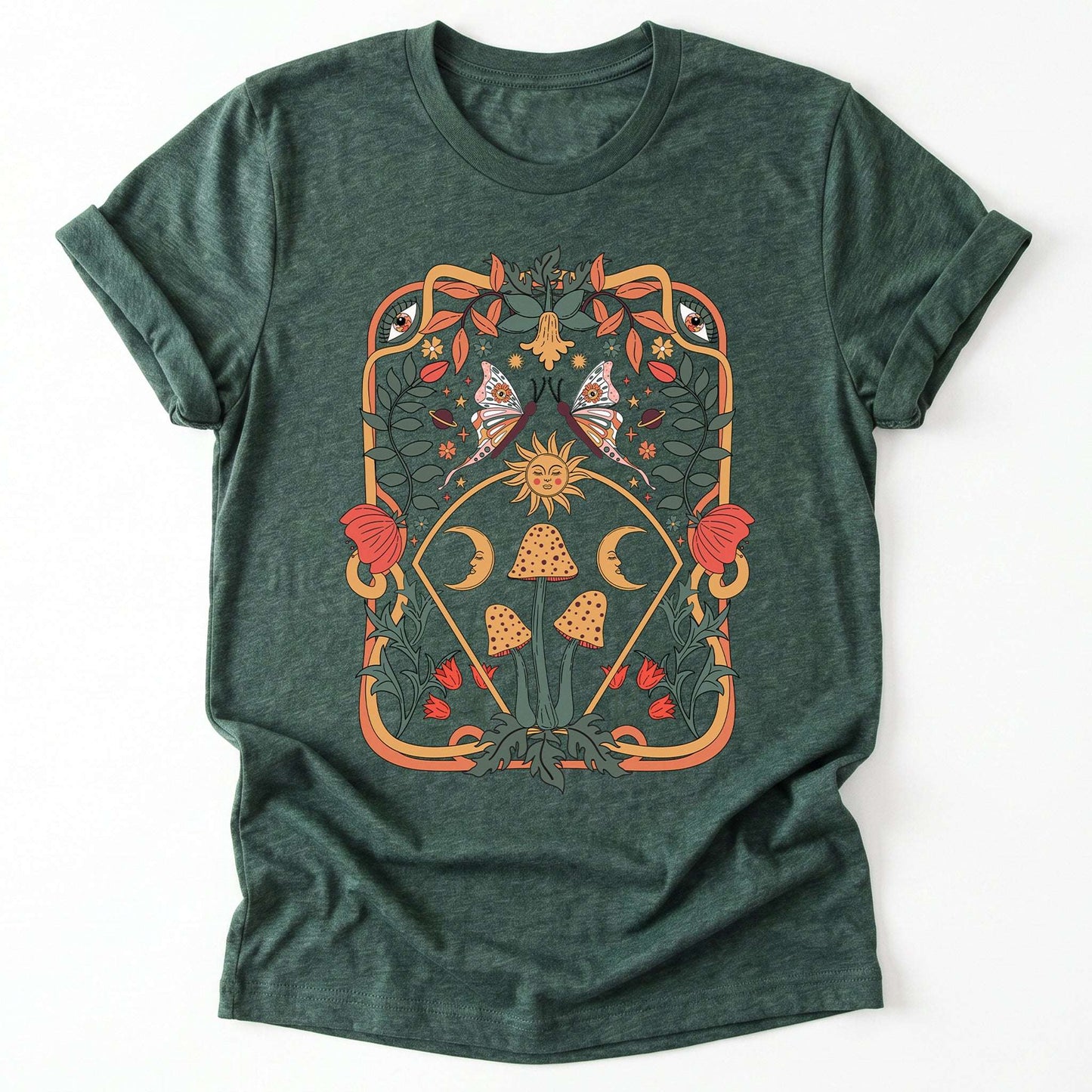 Art Nouveau Mushroom Classic T-Shirt