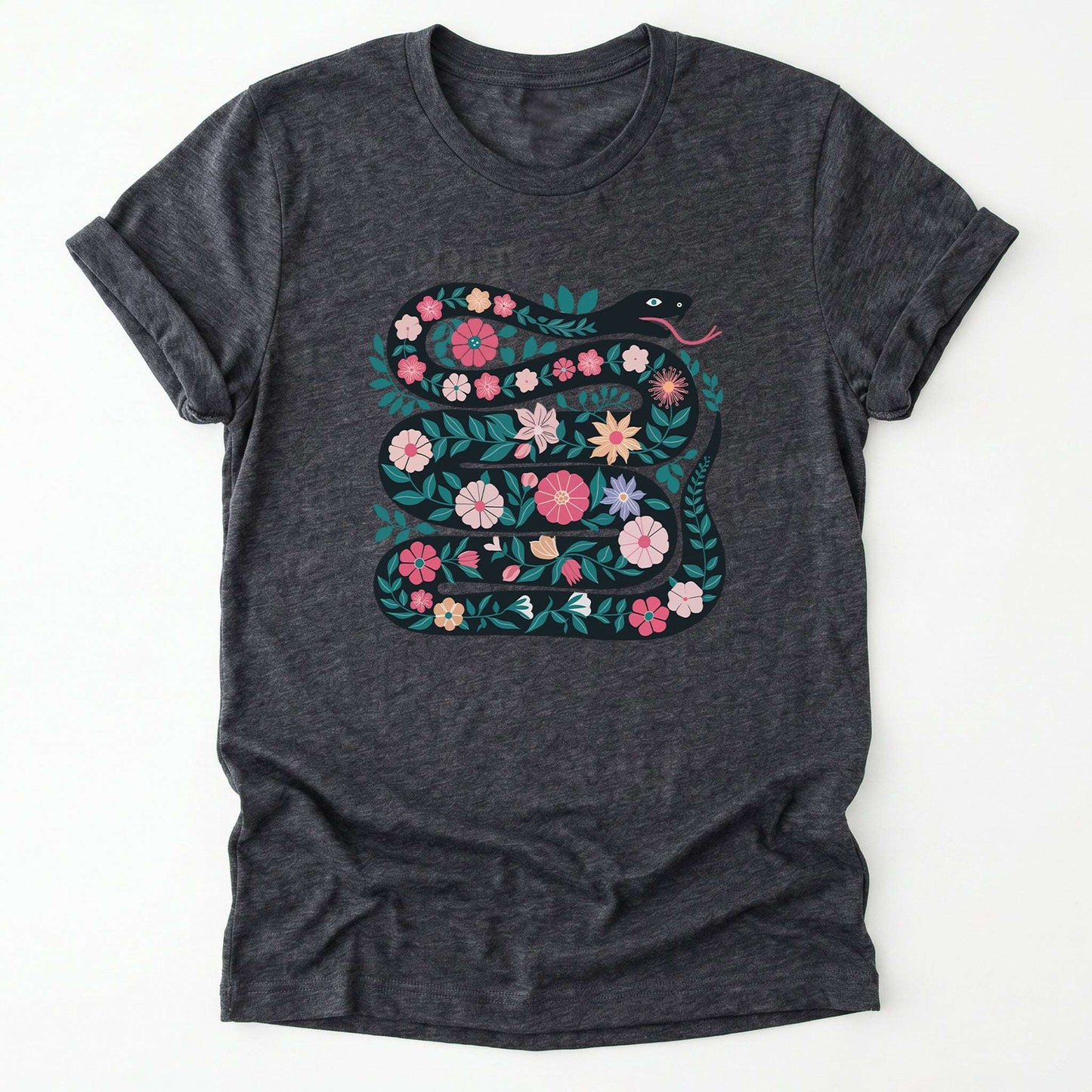 Floral Snake Classic T-Shirt