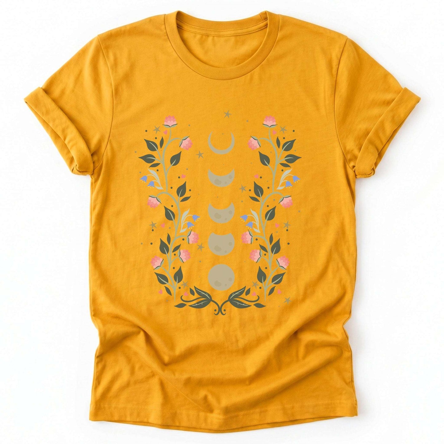 Floral Moon Phases Classic T-Shirt
