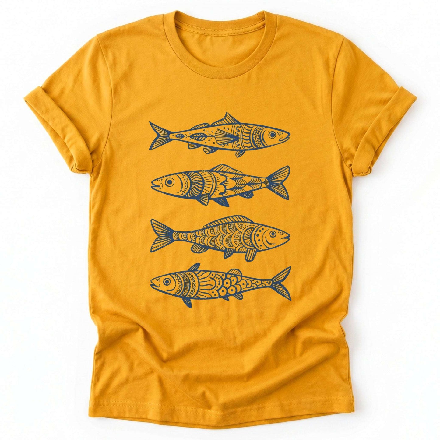 Boho Fish Pattern Classic T-Shirt