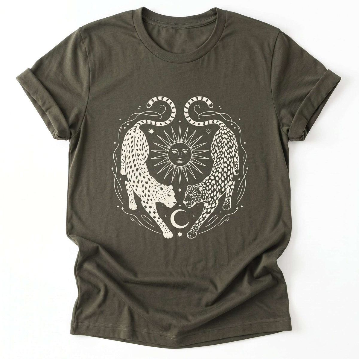 Mystic Cats Classic T-Shirt - Army