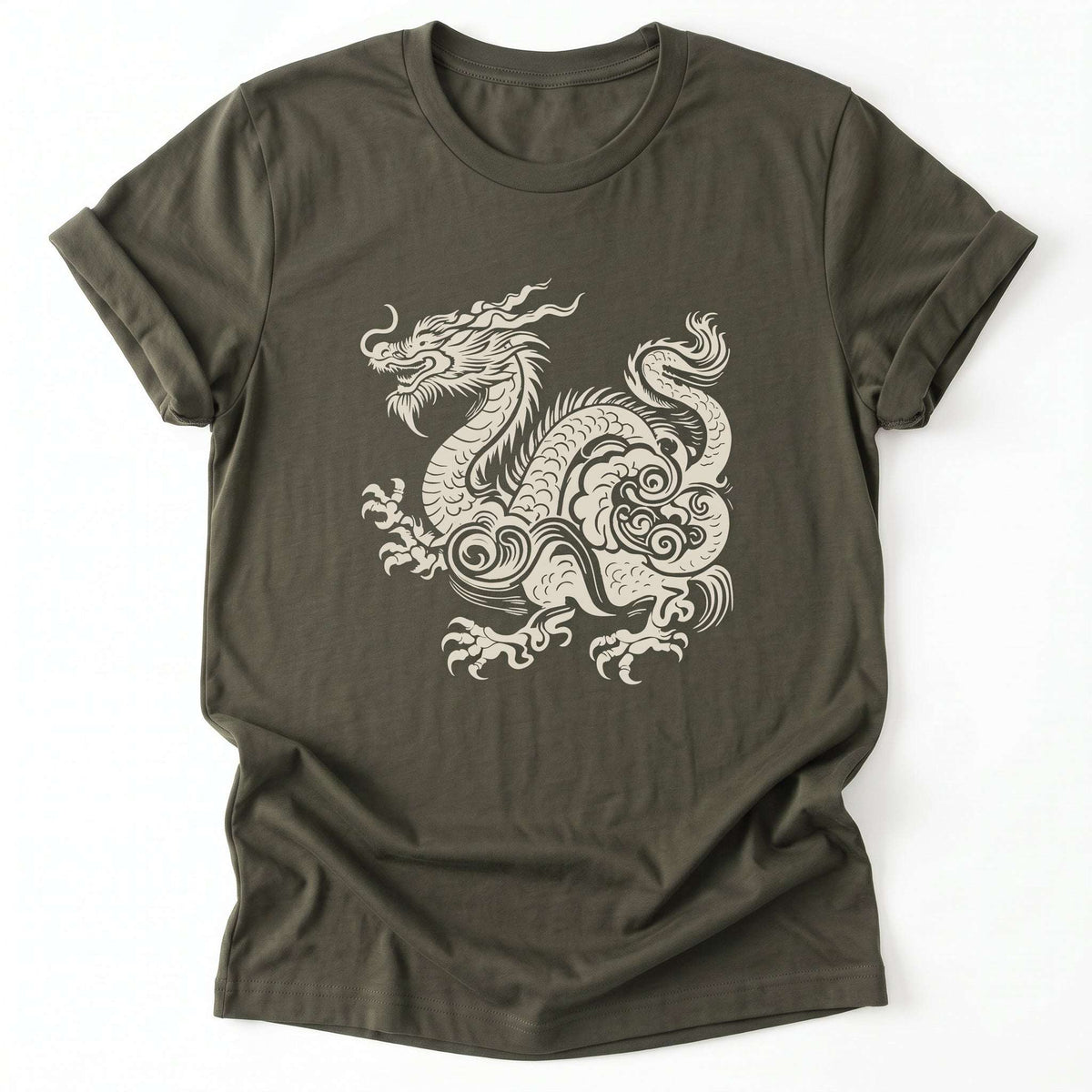 Dragon Spirit Classic T-Shirt - Army