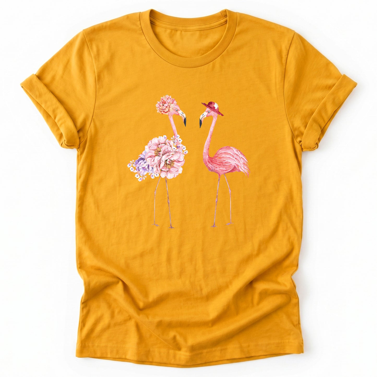 Floral Flamingo Classic T-Shirt