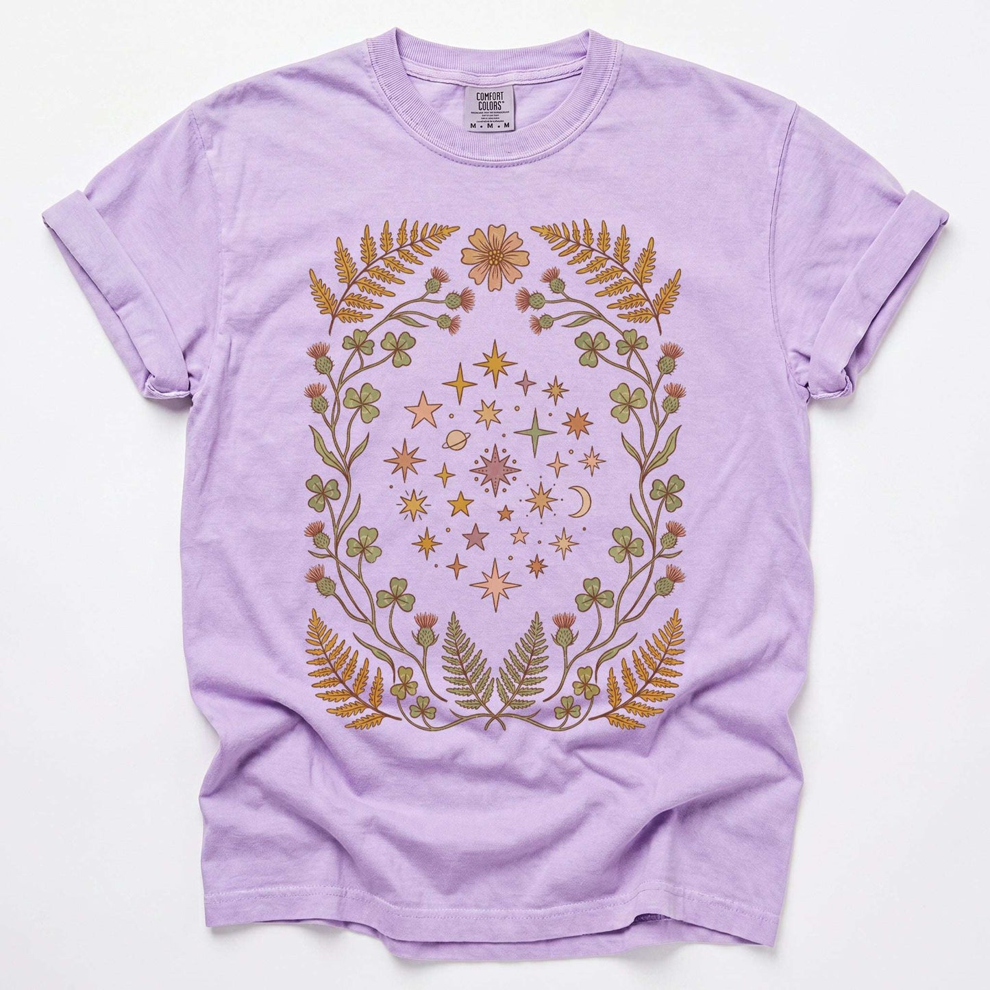 Botanical Starburst Vintage Washed T-Shirt