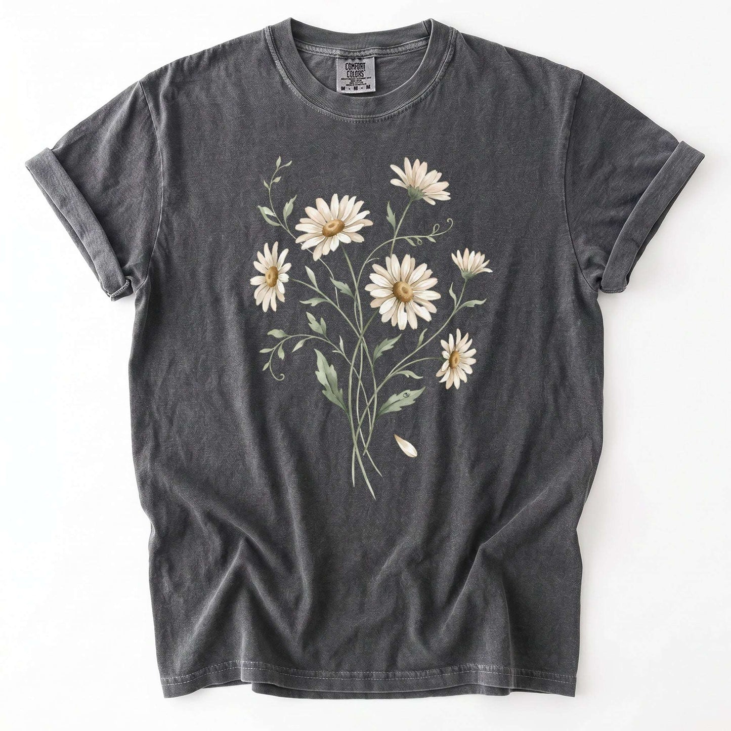 Wild Daisy Bouquet Vintage Washed T-Shirt