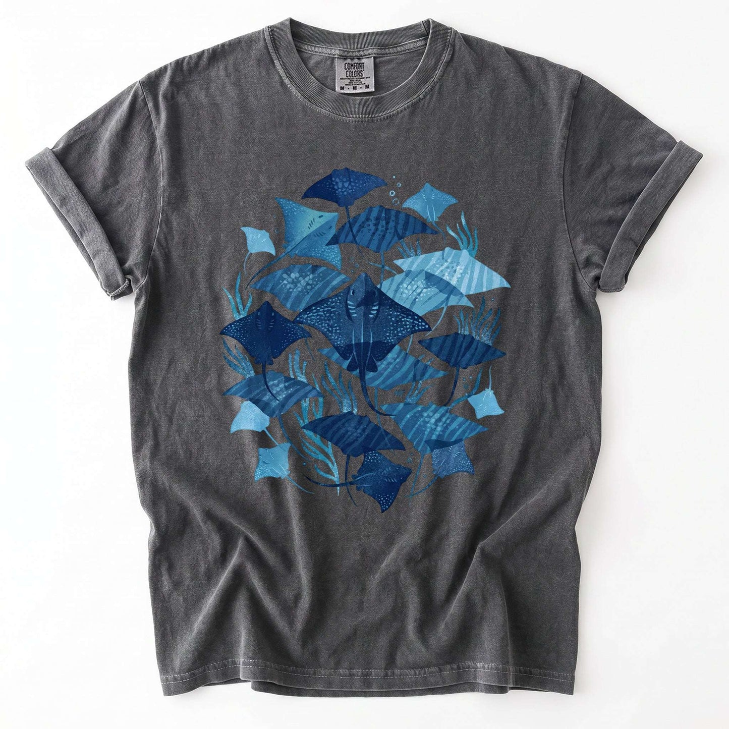Coastal Manta Ray Vintage Washed T-Shirt