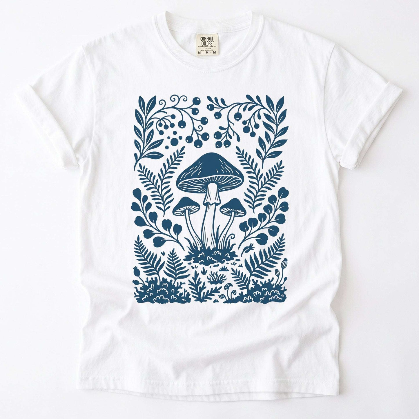 Woodland Mushrooms Vintage Washed T-Shirt
