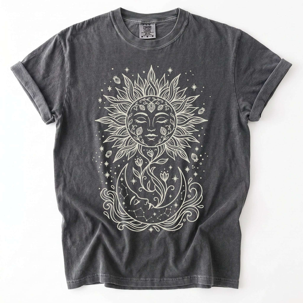 Radiant Sun & Moon Vintage Washed T-Shirt