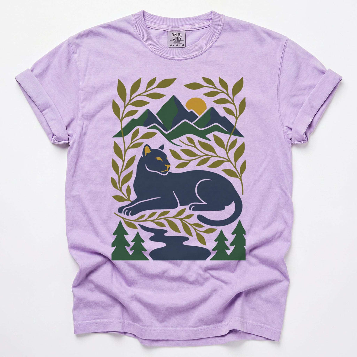 Wilderness Panther Vintage Washed T-Shirt