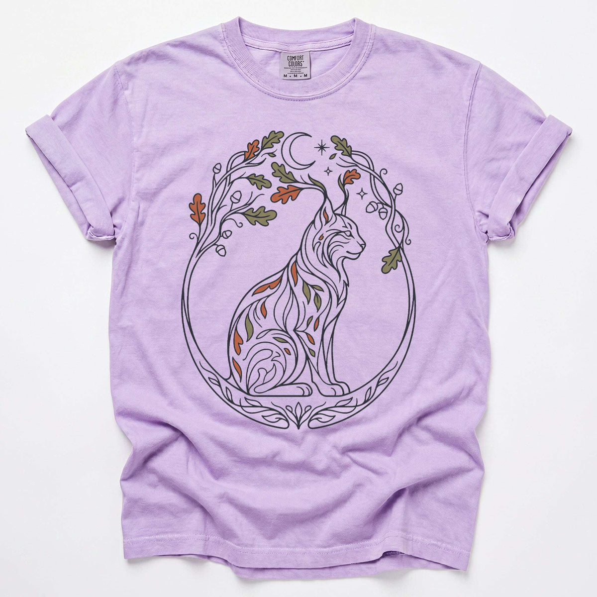 Woodland Lynx Vintage Washed T-Shirt