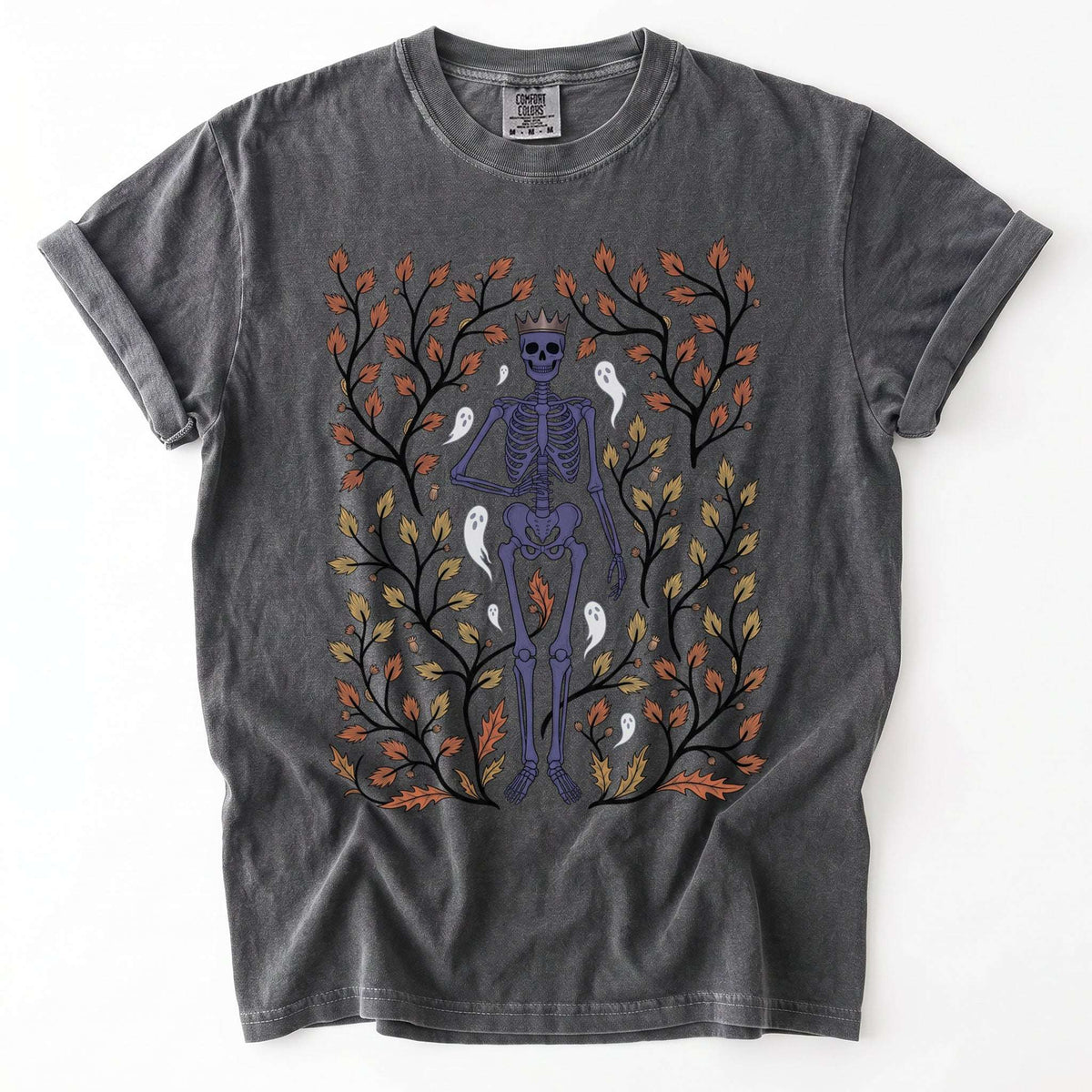 Autumn Skeleton King Vintage Washed T-Shirt