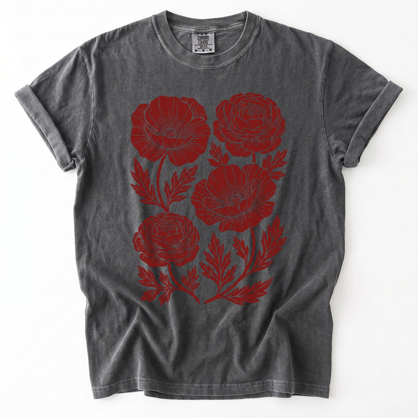 Botanical Blooms Vintage Washed T-Shirt