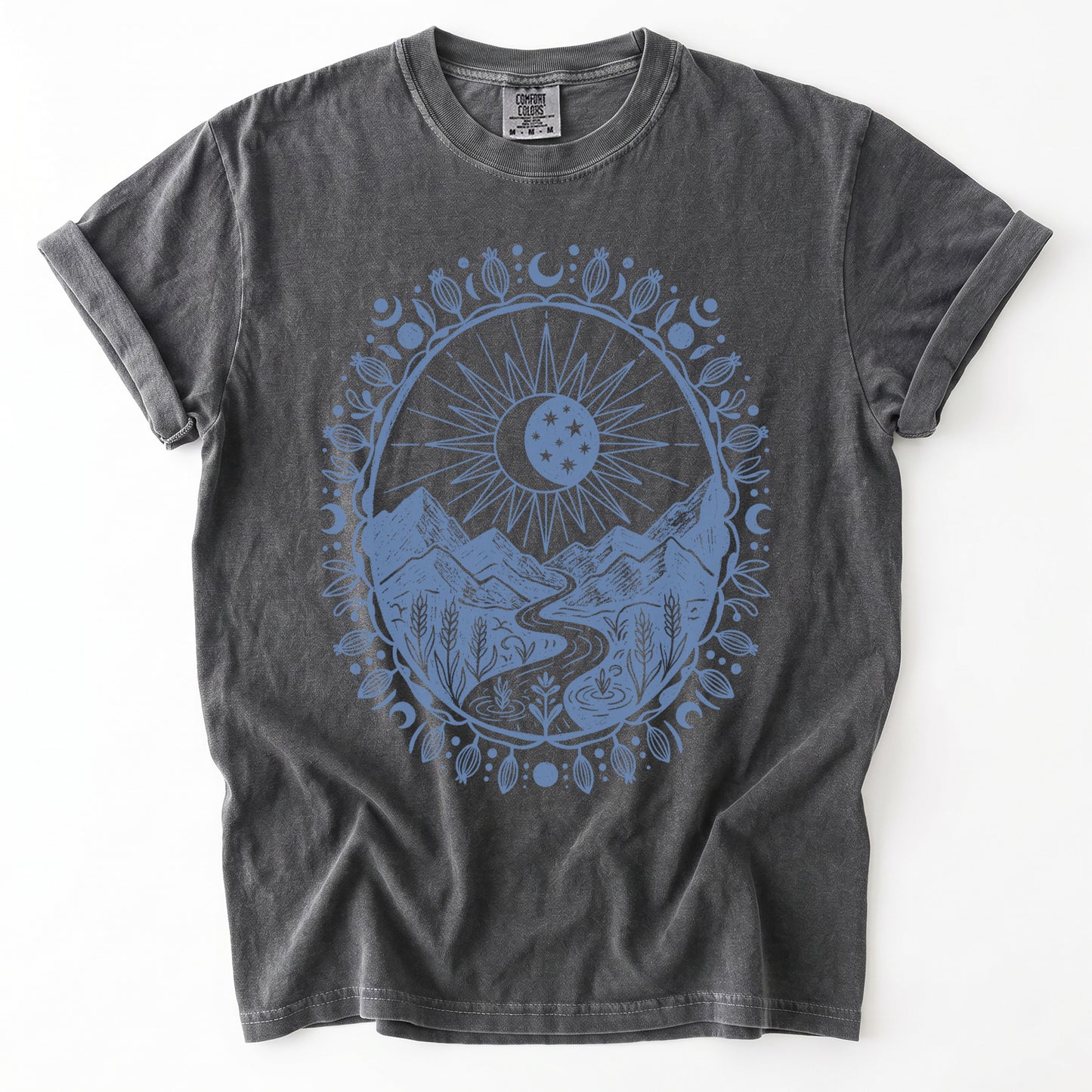 Celestial Mountain Vintage Washed T-Shirt