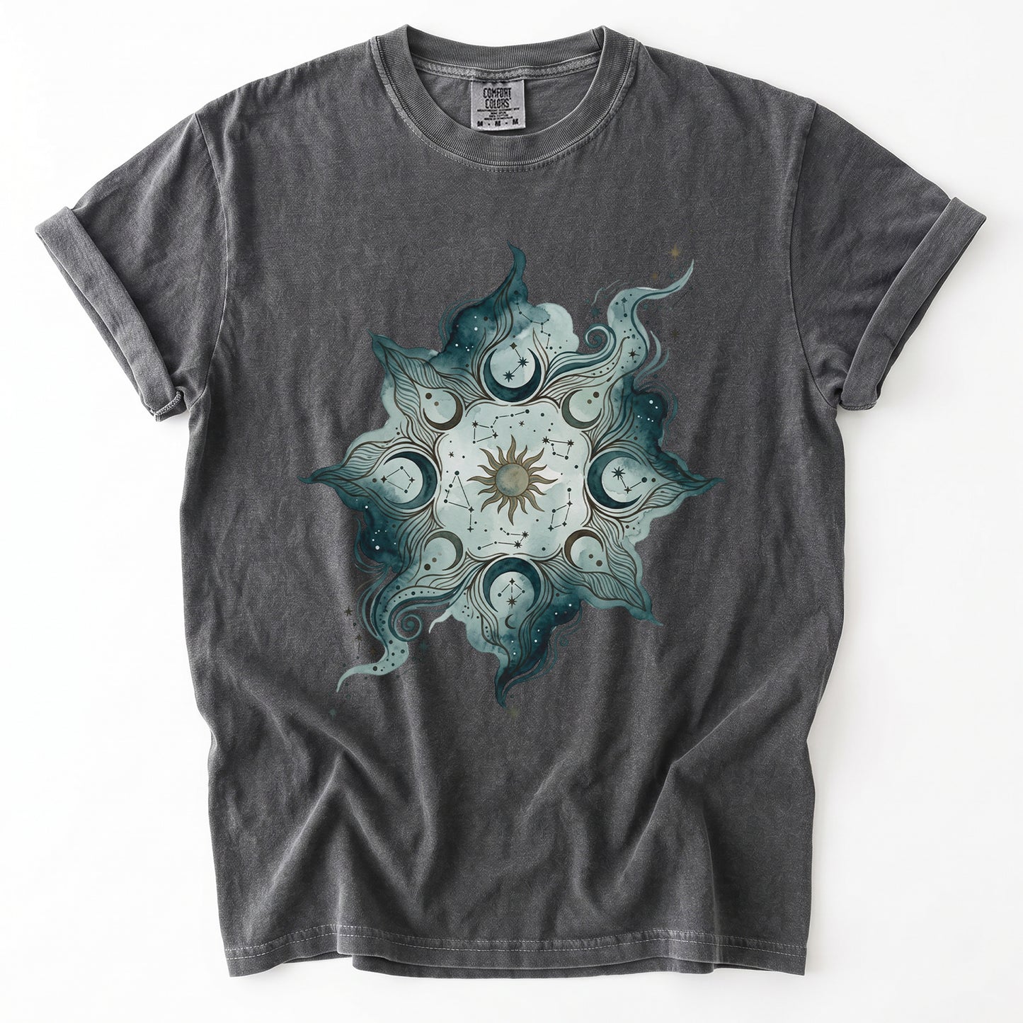Cosmic Mandala Vintage Washed T-Shirt