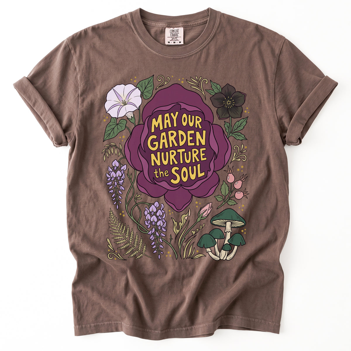 May Our Garden Nurture The Soul Vintage Washed T-Shirt