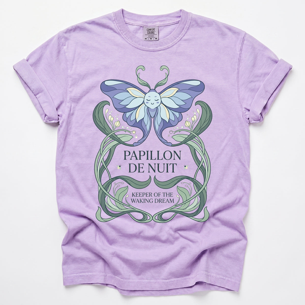Papillon De Nuit Moth Vintage Washed T-Shirt