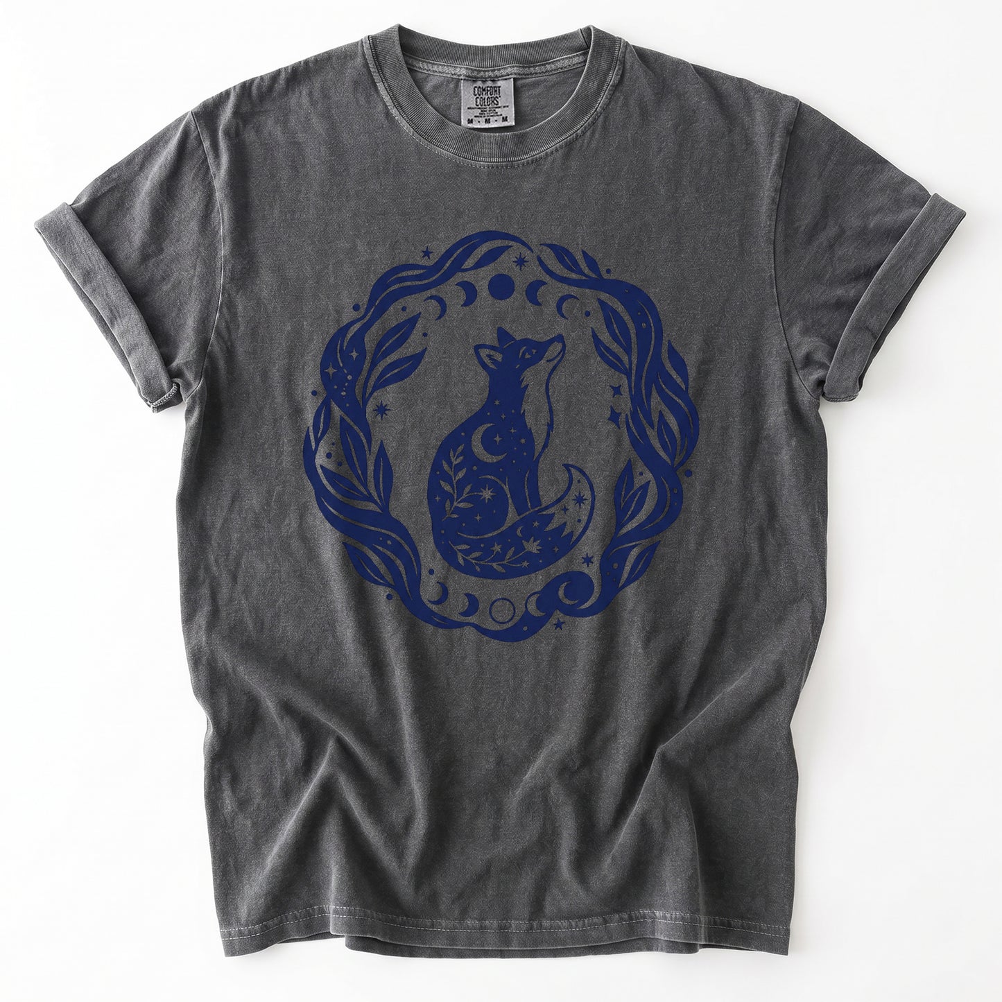 Serene Woodland Fox Vintage Washed T-Shirt