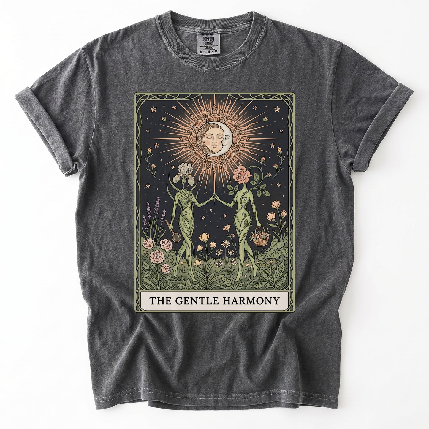 The Gentle Harmony Tarot Vintage Washed T-Shirt