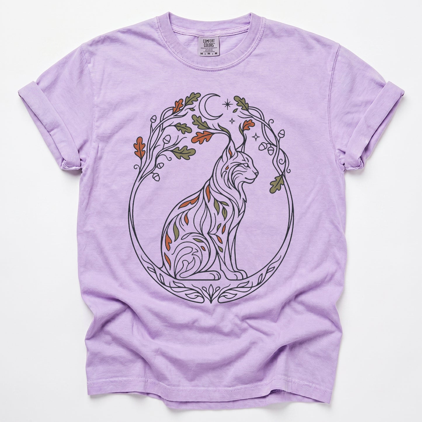 Woodland Lynx Vintage Washed T-Shirt