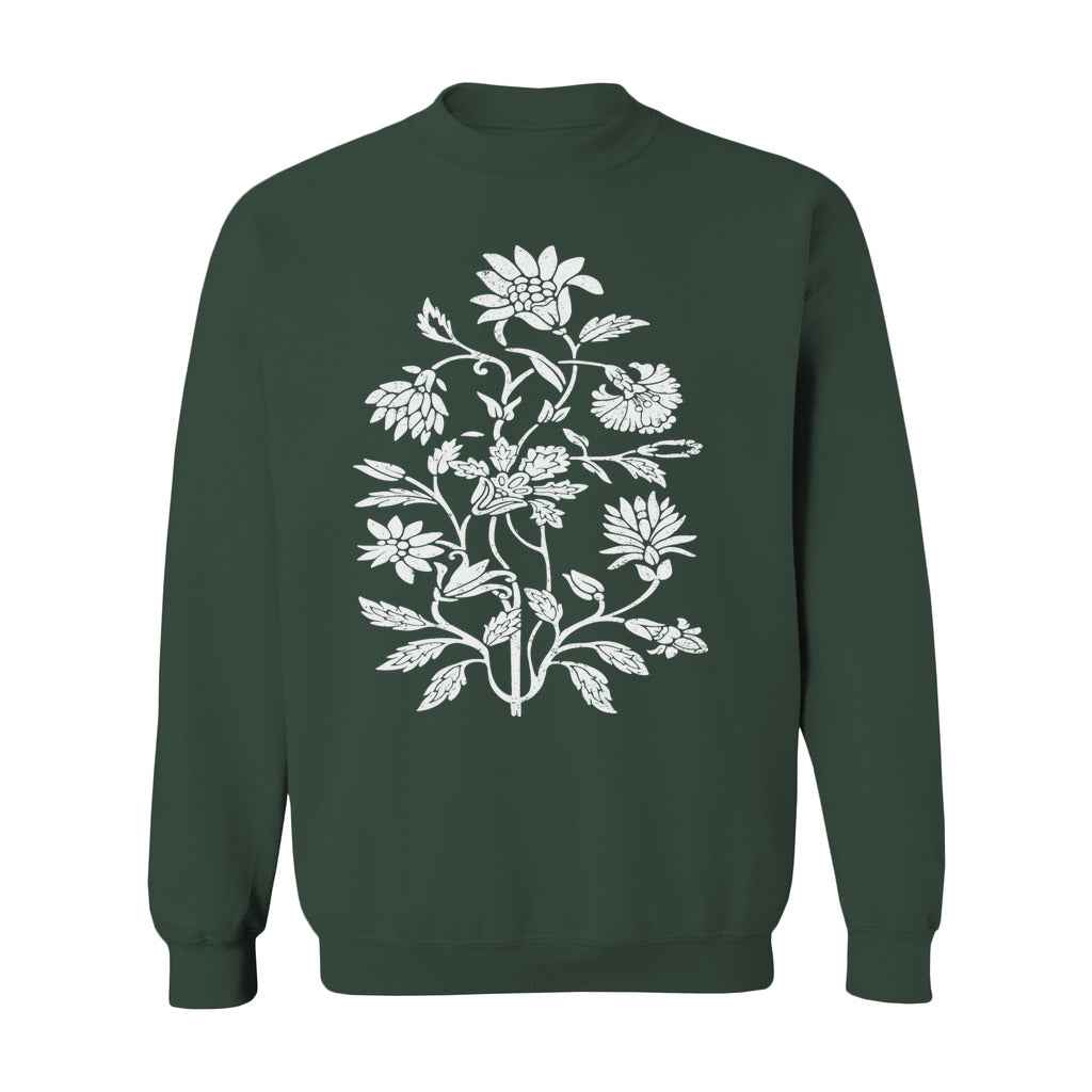 Vintage Folk Flowers Sweatshirt