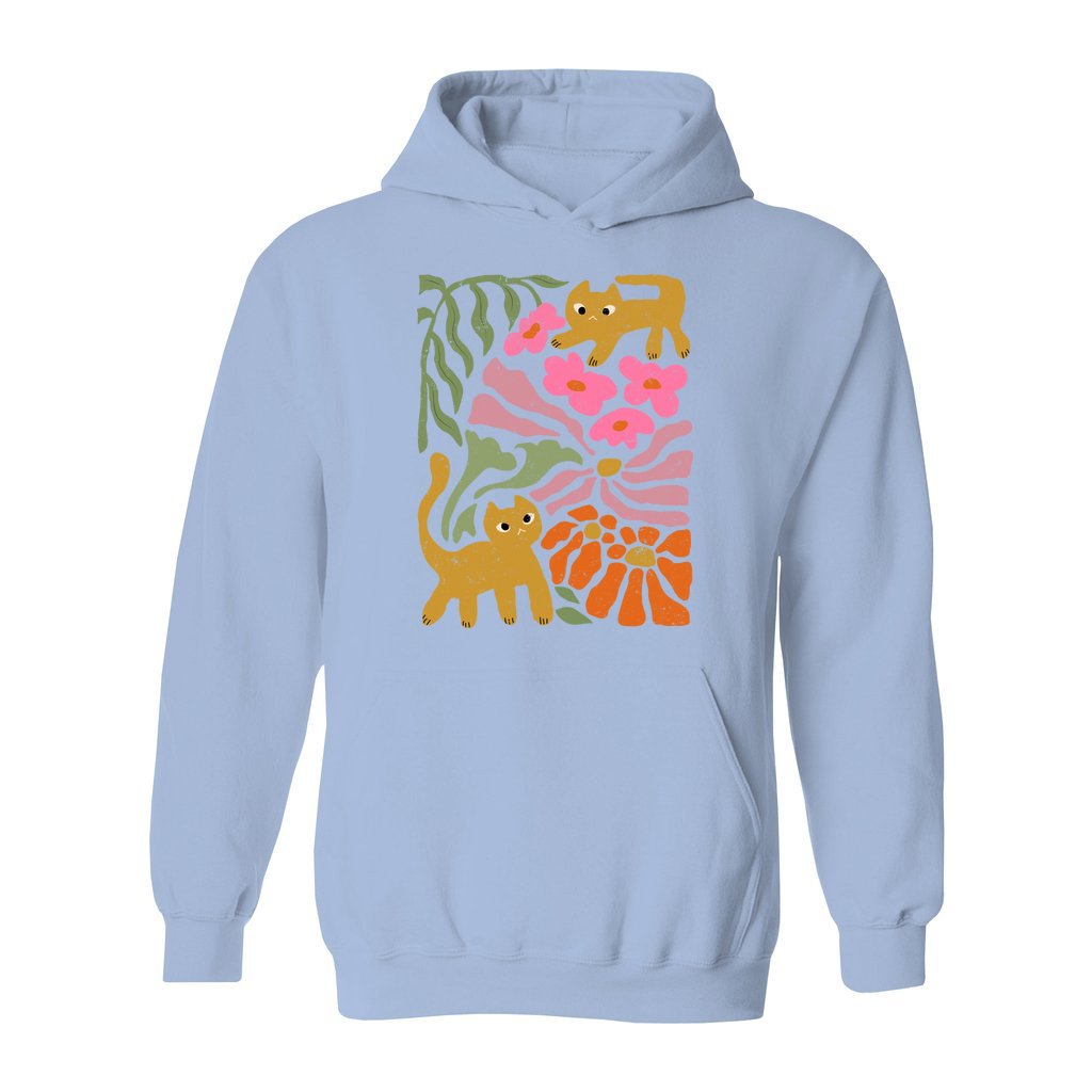 Groovy Cat & Bloom Hoodie - Rue Mentana