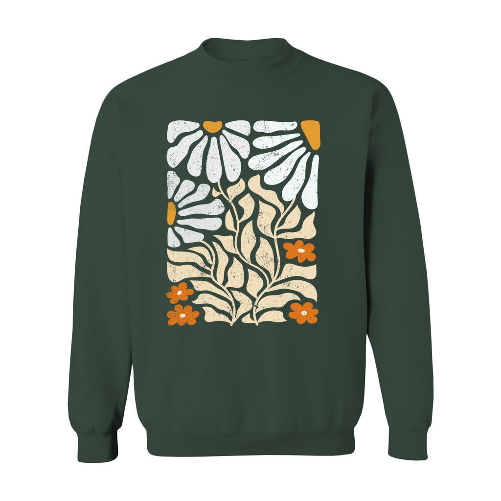 Matisse Style Wild Flowers Sweatshirt - Rue Mentana
