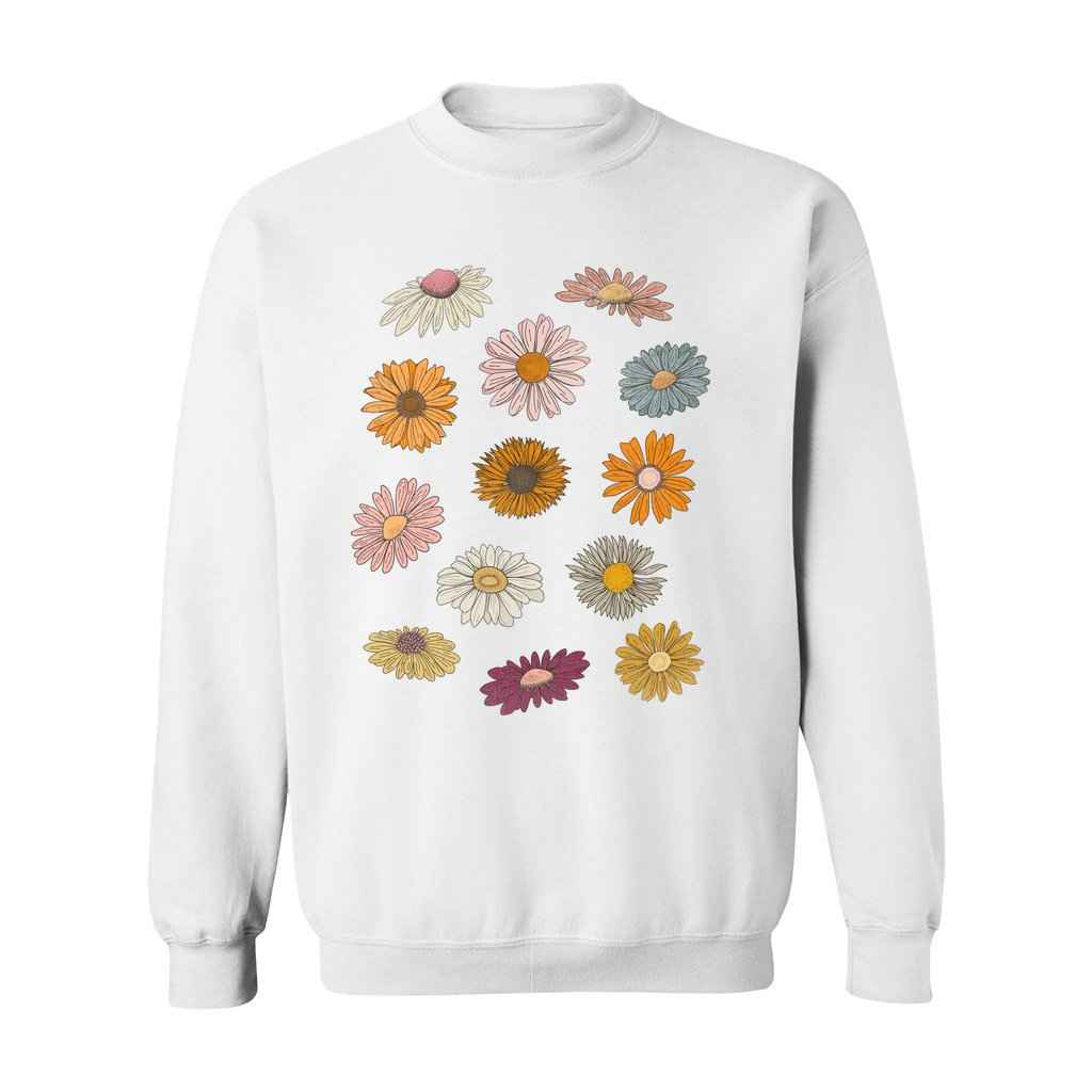 Hippie Flowers Sweatshirt