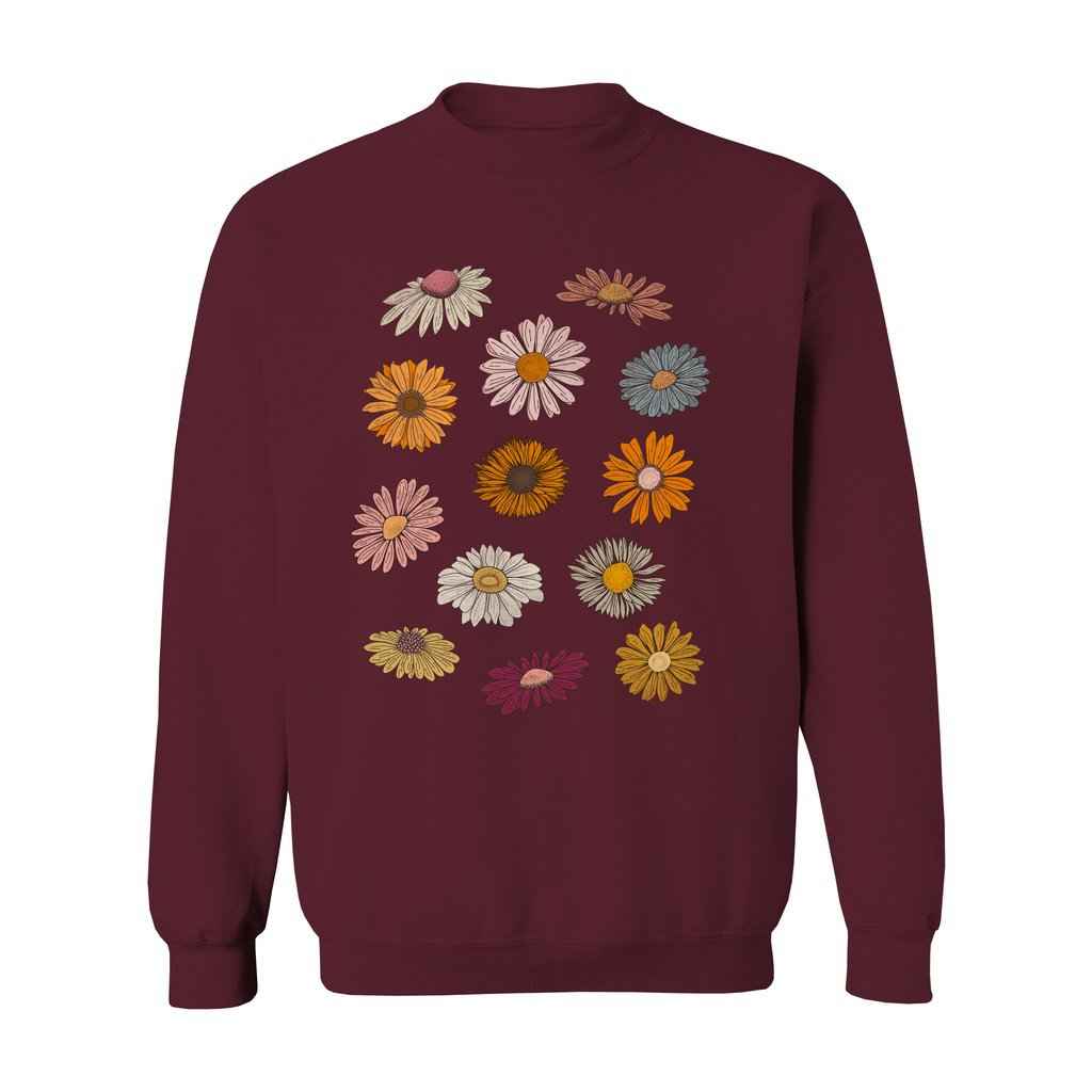 Hippie Flowers Sweatshirt