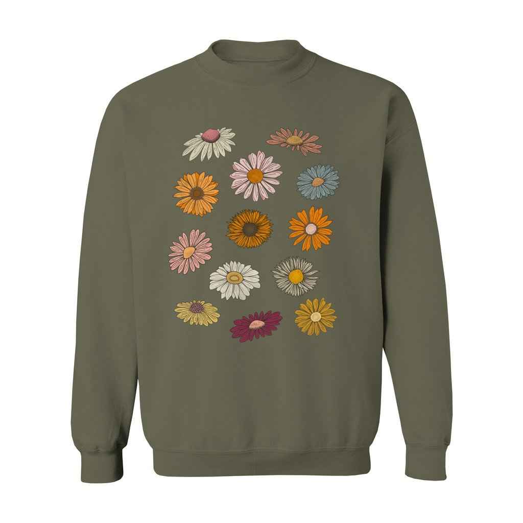 Hippie Flowers Sweatshirt