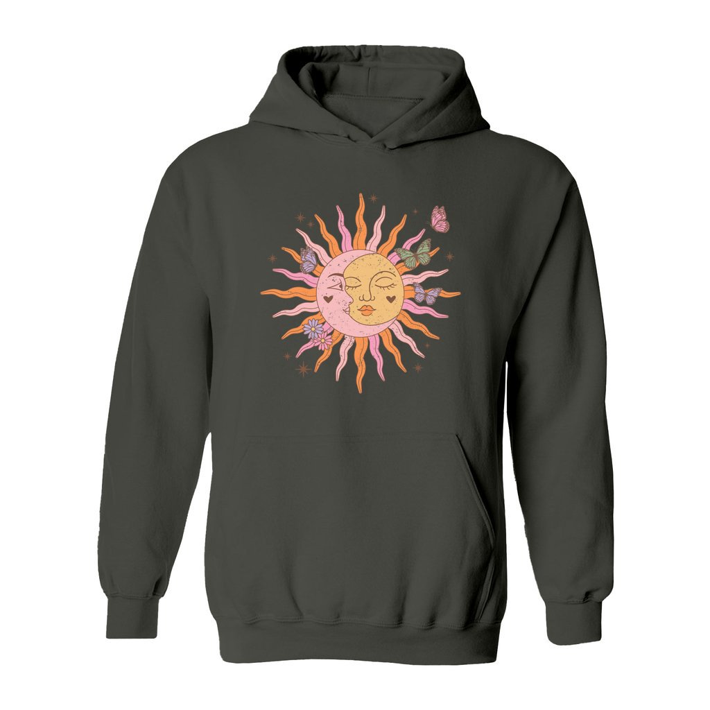Sun & Moon Flower Hoodie - Rue Mentana