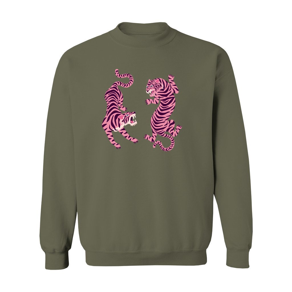 Pink Tigers Sweatshirt - Rue Mentana