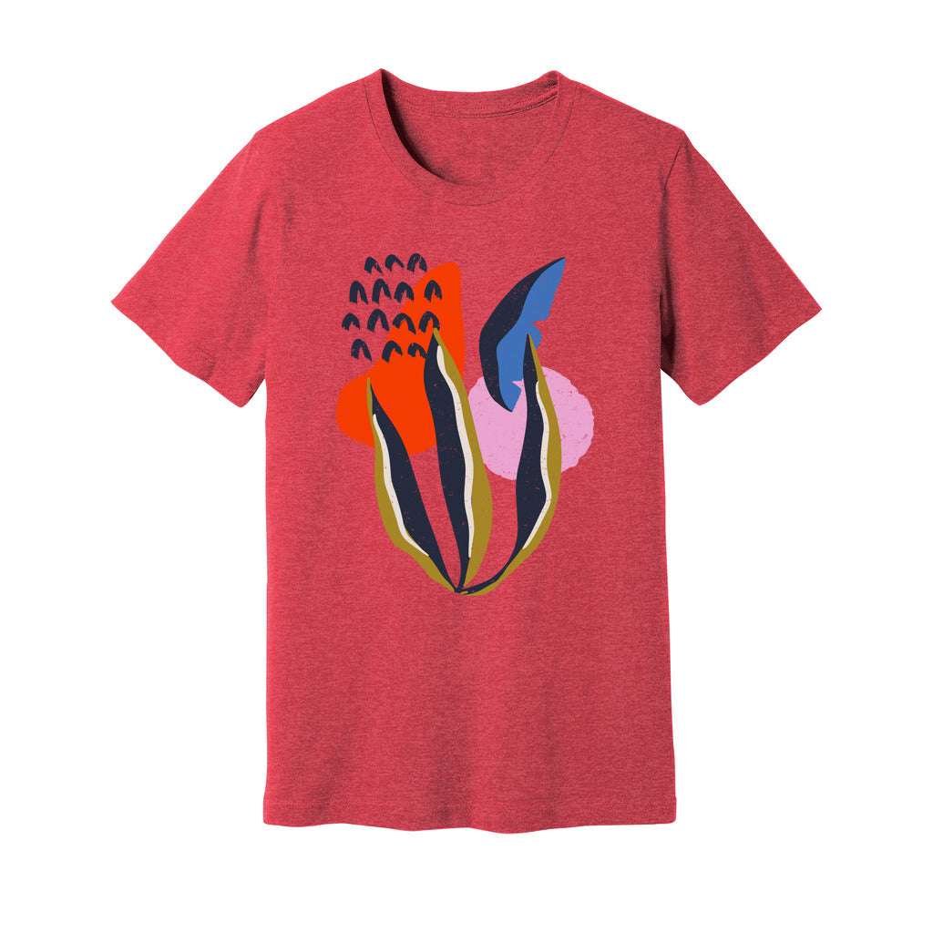Abstract Botanical T-Shirt - Rue Mentana