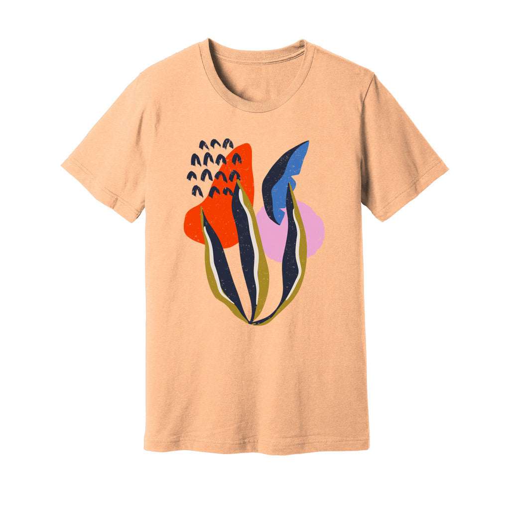 Abstract Botanical T-Shirt - Rue Mentana