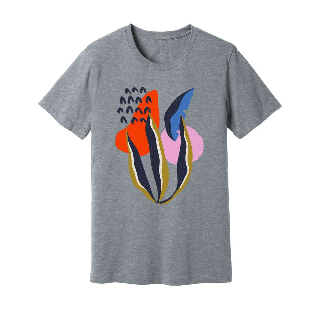 Abstract Botanical T-Shirt - Rue Mentana