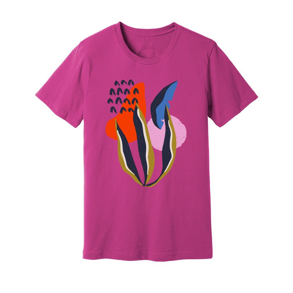 Abstract Botanical T-Shirt - Rue Mentana