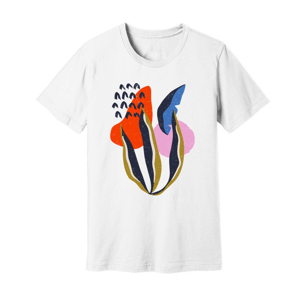 Abstract Botanical T-Shirt - Rue Mentana