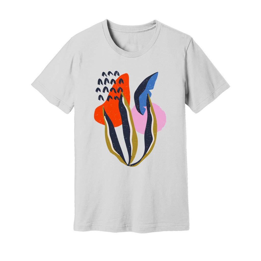 Abstract Botanical T-Shirt - Rue Mentana