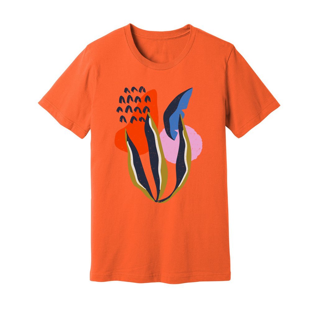 Abstract Botanical T-Shirt - Rue Mentana