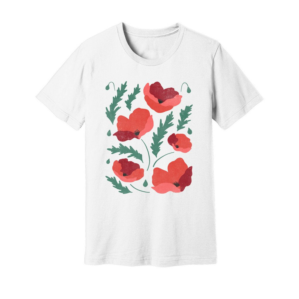 Poppies Flowers T-Shirt - Rue Mentana